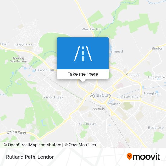 Rutland Path map