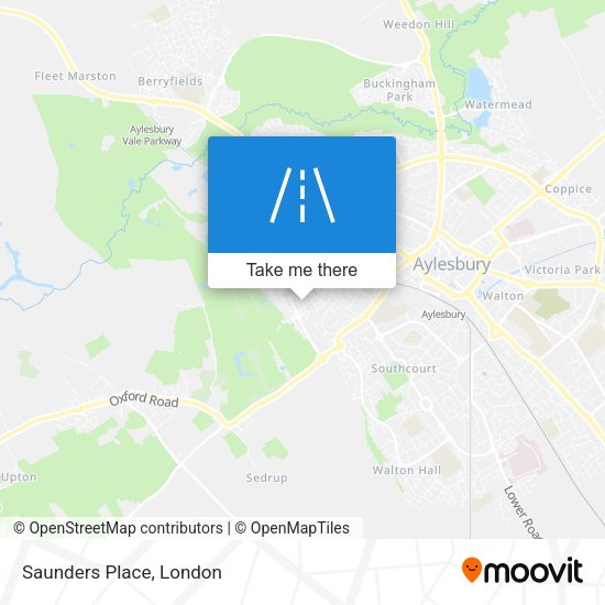 Saunders Place map