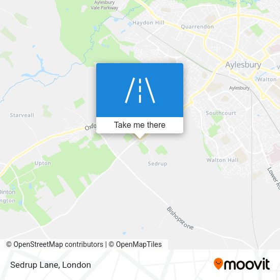 Sedrup Lane map