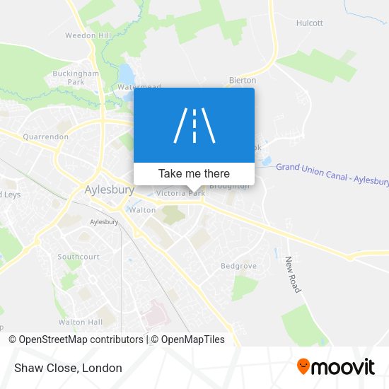 Shaw Close map