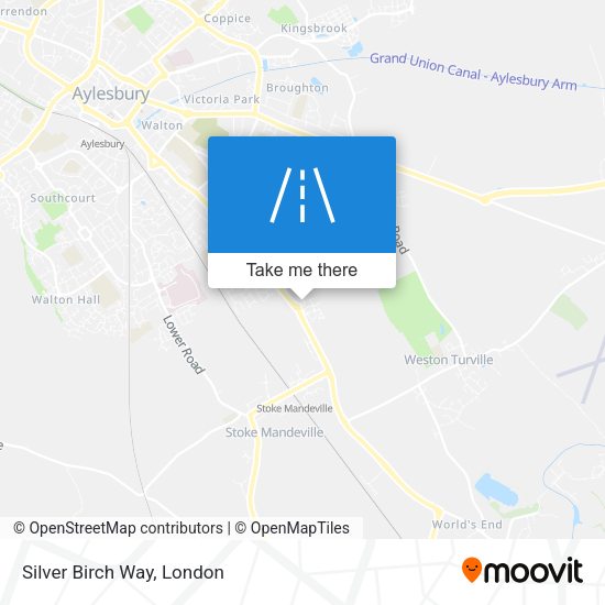 Silver Birch Way map