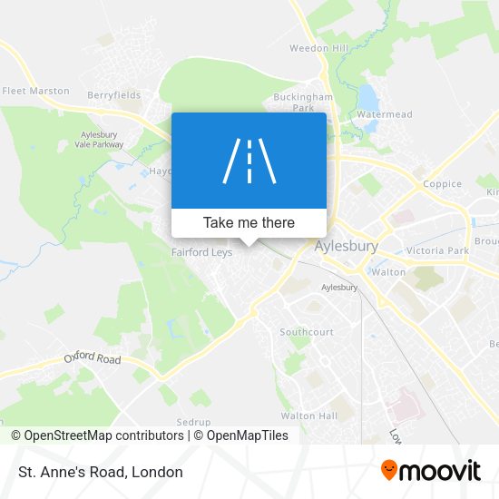 St. Anne's Road map