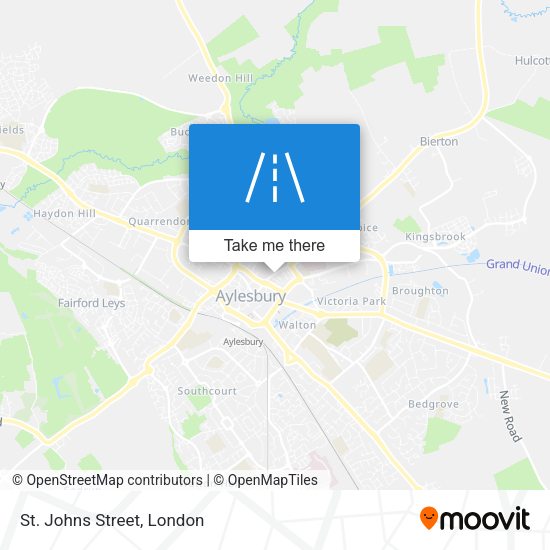 St. Johns Street map