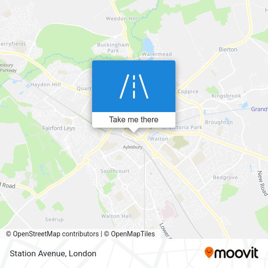 Station Avenue map