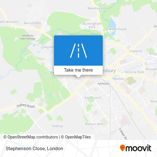 Stephenson Close map
