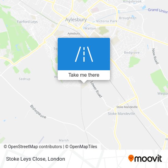 Stoke Leys Close map