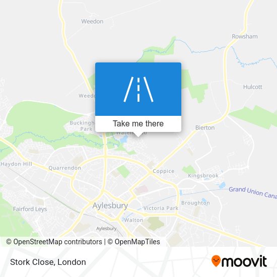 Stork Close map
