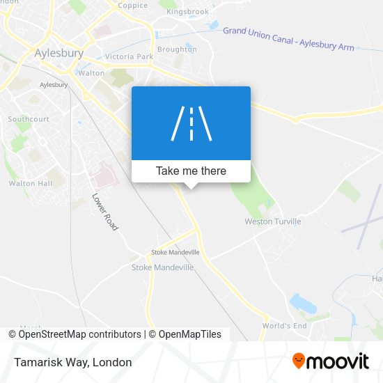 Tamarisk Way map