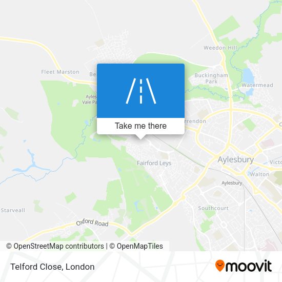 Telford Close map