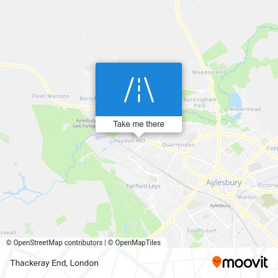 Thackeray End map