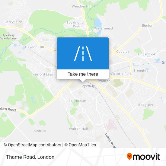 Thame Road map