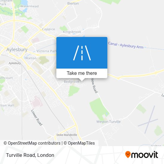 Turville Road map