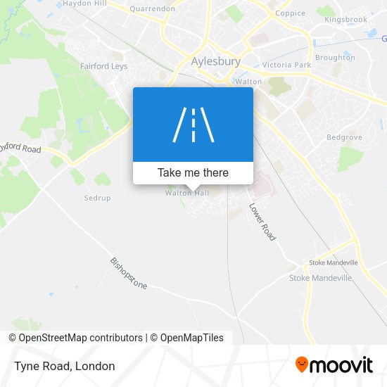 Tyne Road map