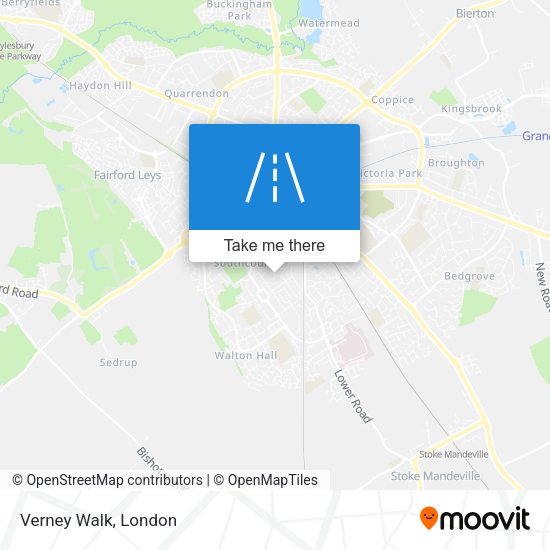 Verney Walk map