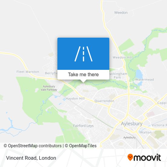 Vincent Road map