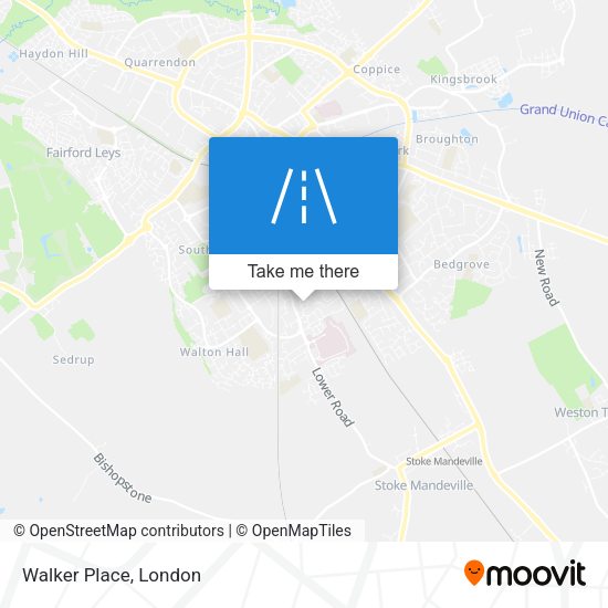 Walker Place map