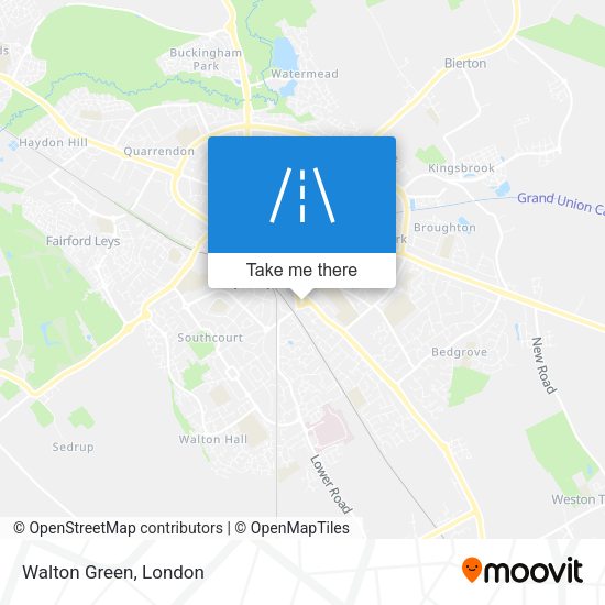 Walton Green map