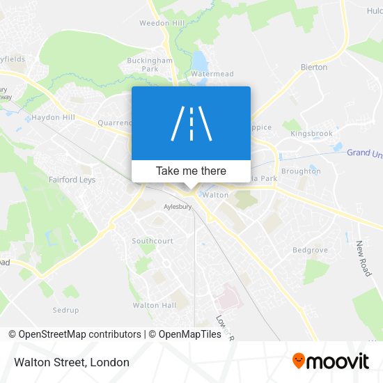 Walton Street map