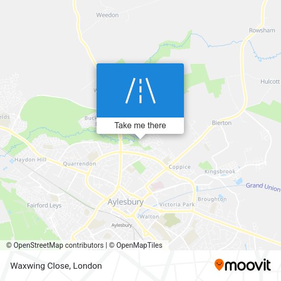 Waxwing Close map
