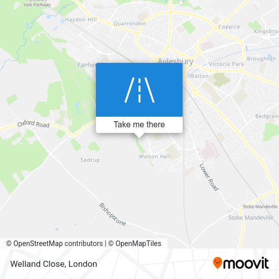 Welland Close map