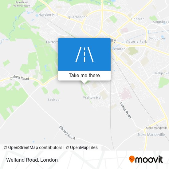 Welland Road map
