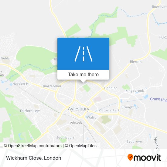 Wickham Close map