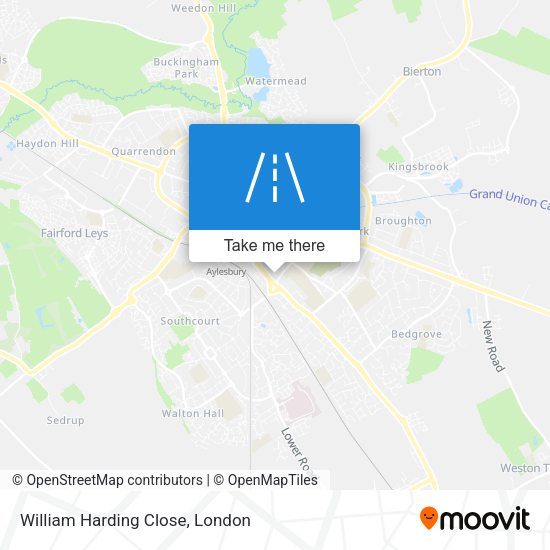 William Harding Close map