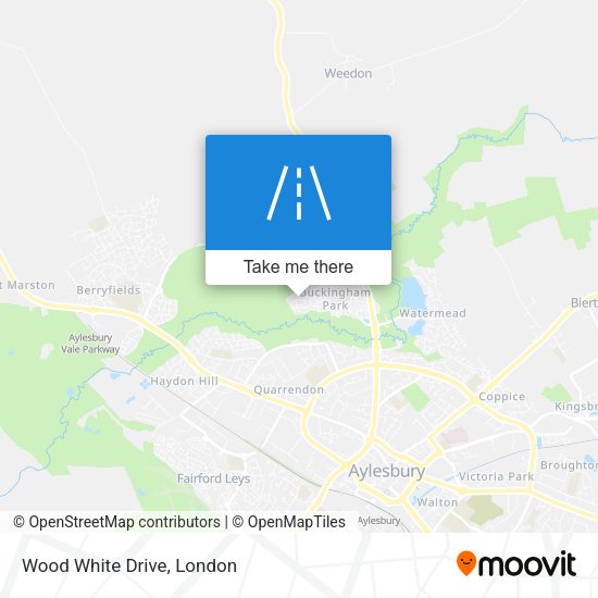 Wood White Drive map