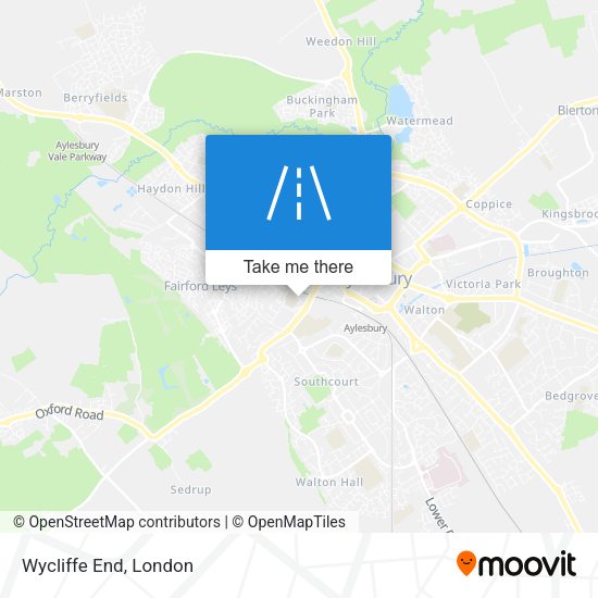 Wycliffe End map
