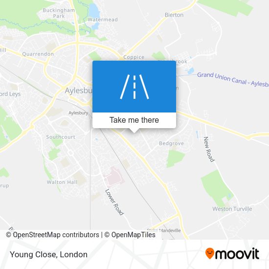 Young Close map