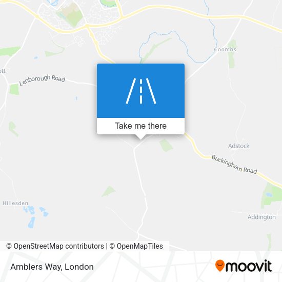 Amblers Way map