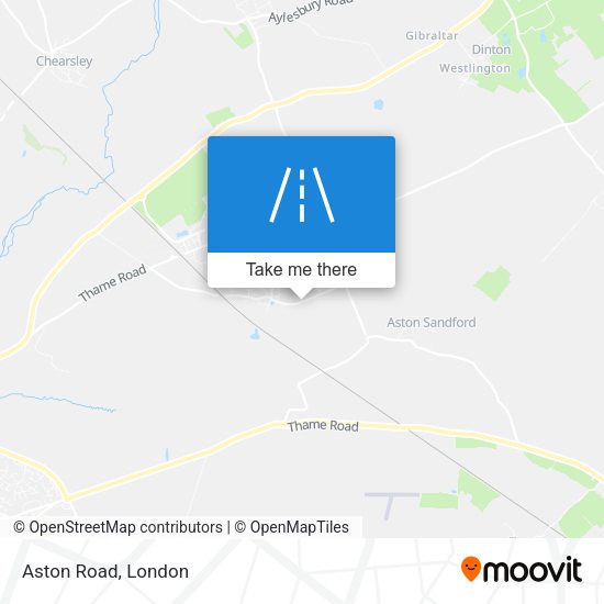 Aston Road map