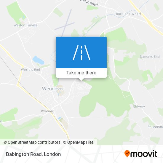 Babington Road map