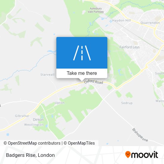 Badgers Rise map