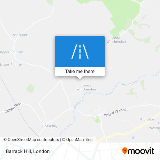 Barrack Hill map