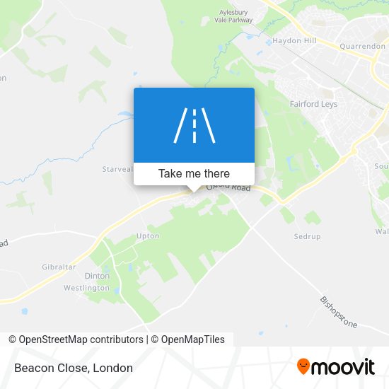 Beacon Close map