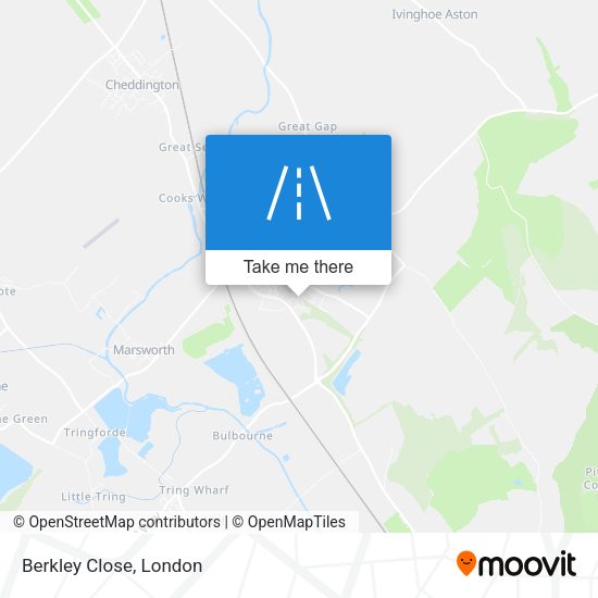 Berkley Close map