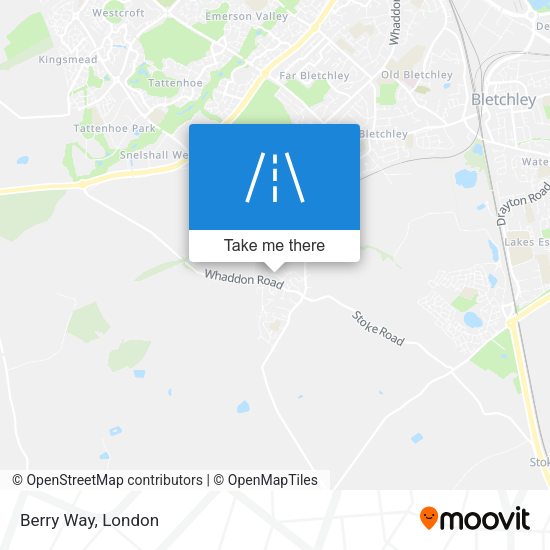 Berry Way map
