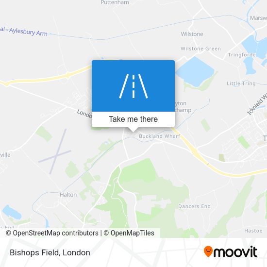 Bishops Field map