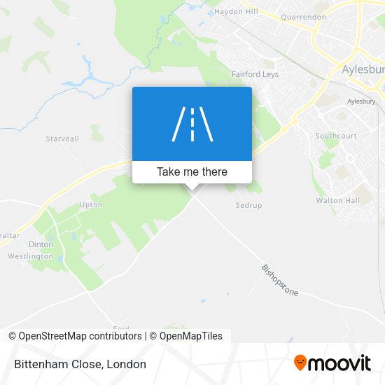 Bittenham Close map