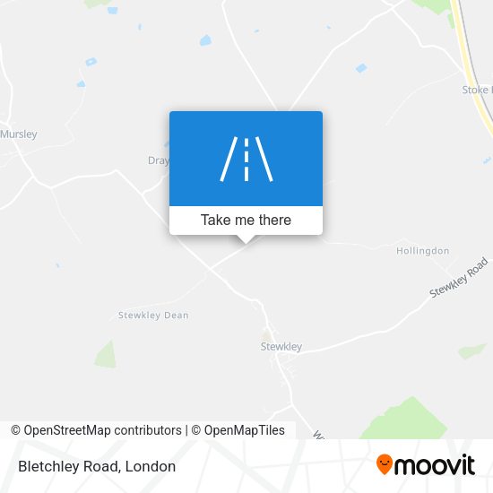Bletchley Road map