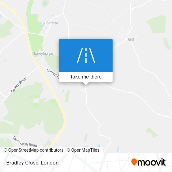 Bradley Close map