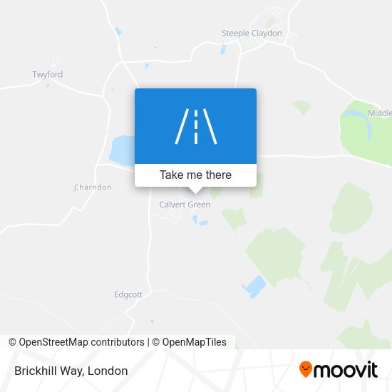 Brickhill Way map