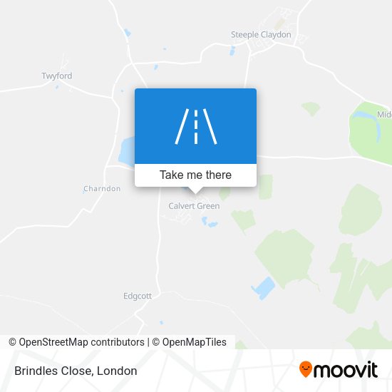 Brindles Close map