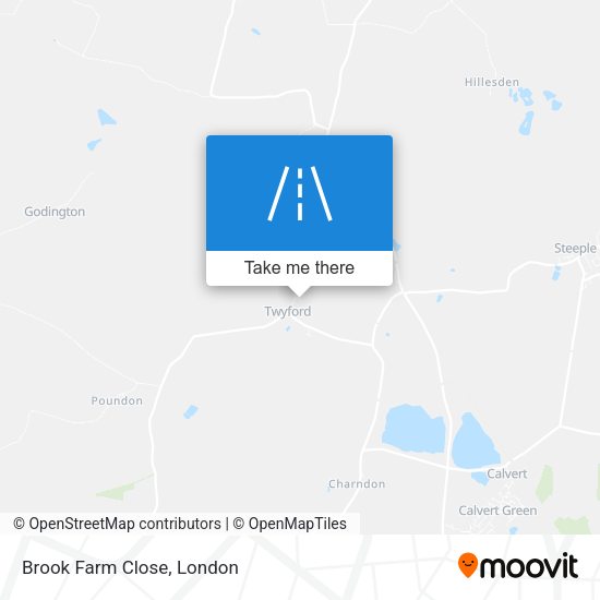 Brook Farm Close map