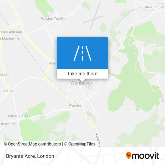 Bryants Acre map