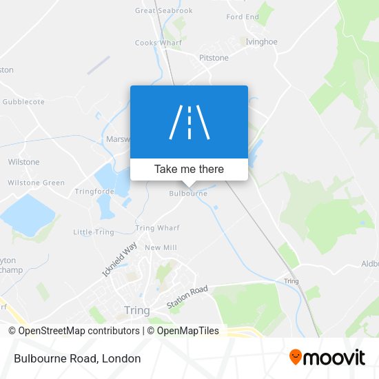 Bulbourne Road map