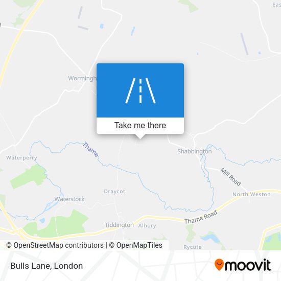 Bulls Lane map