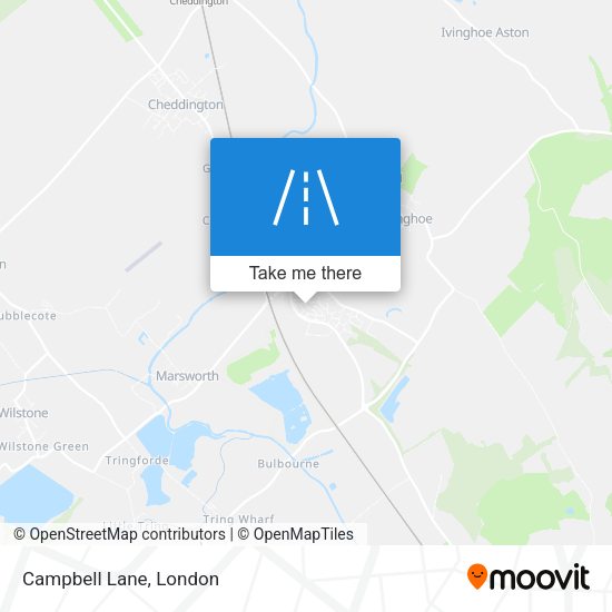 Campbell Lane map