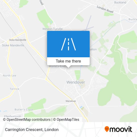 Carrington Crescent map